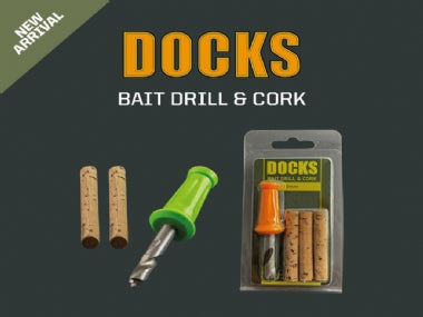 8mm Bait Drill & Cork Sticks - Docks