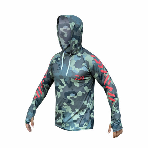 3XL Camo Climate LW Hoodie - Daiwa