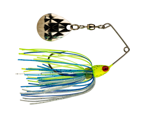 1/8oz Chart Blue Mini-King Spinnerbait