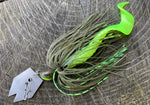 3/8oz Green Pumpkin Shad Rattle Shake Chatterbait