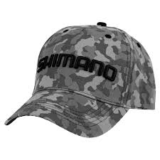 Grey Camo Shimano Cap