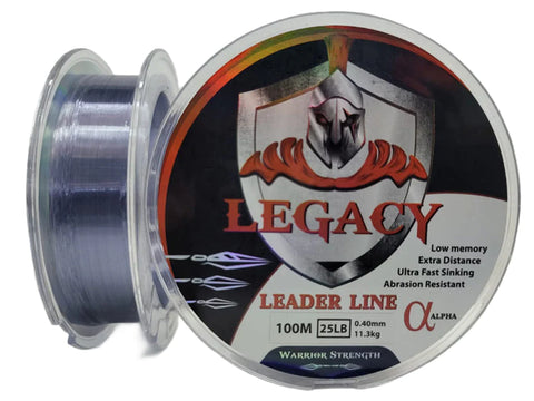 18lb Grey Leader Alpha Coated 0.32mm 100m - Legacy