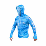 2XL LT Blue Climate LW Hoodie - Daiwa