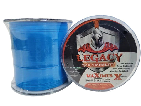 5lb Blue Neon Max Vis 0.17mm 500m - Legacy