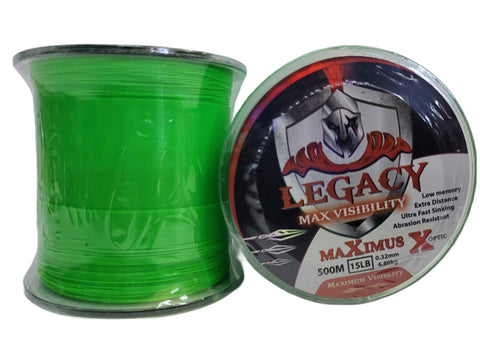 5lb Green Neon Max Vis 0.17mm 500m - Legacy