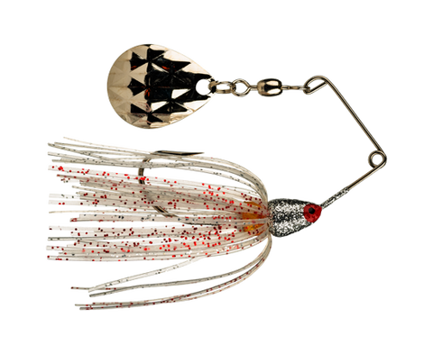 1/8oz Silver & Red Mini-King Spinnerbait