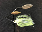 3/8oz Chartreuse Shad White - Glimmer Series Elite