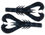 3" Black Blue Flake - Krackin Craw