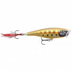 #5 Striped Grey Shiner Skitter Pop - Topwater