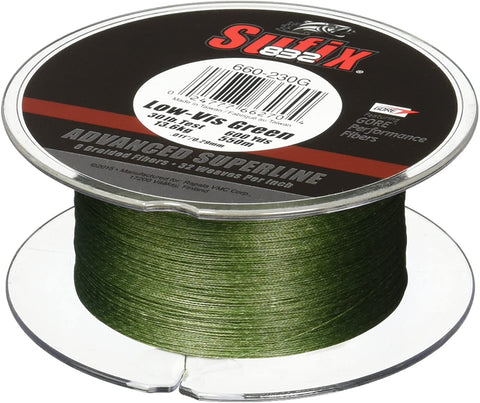 10lb 832 Advanced Superline Braid Green - Sufix